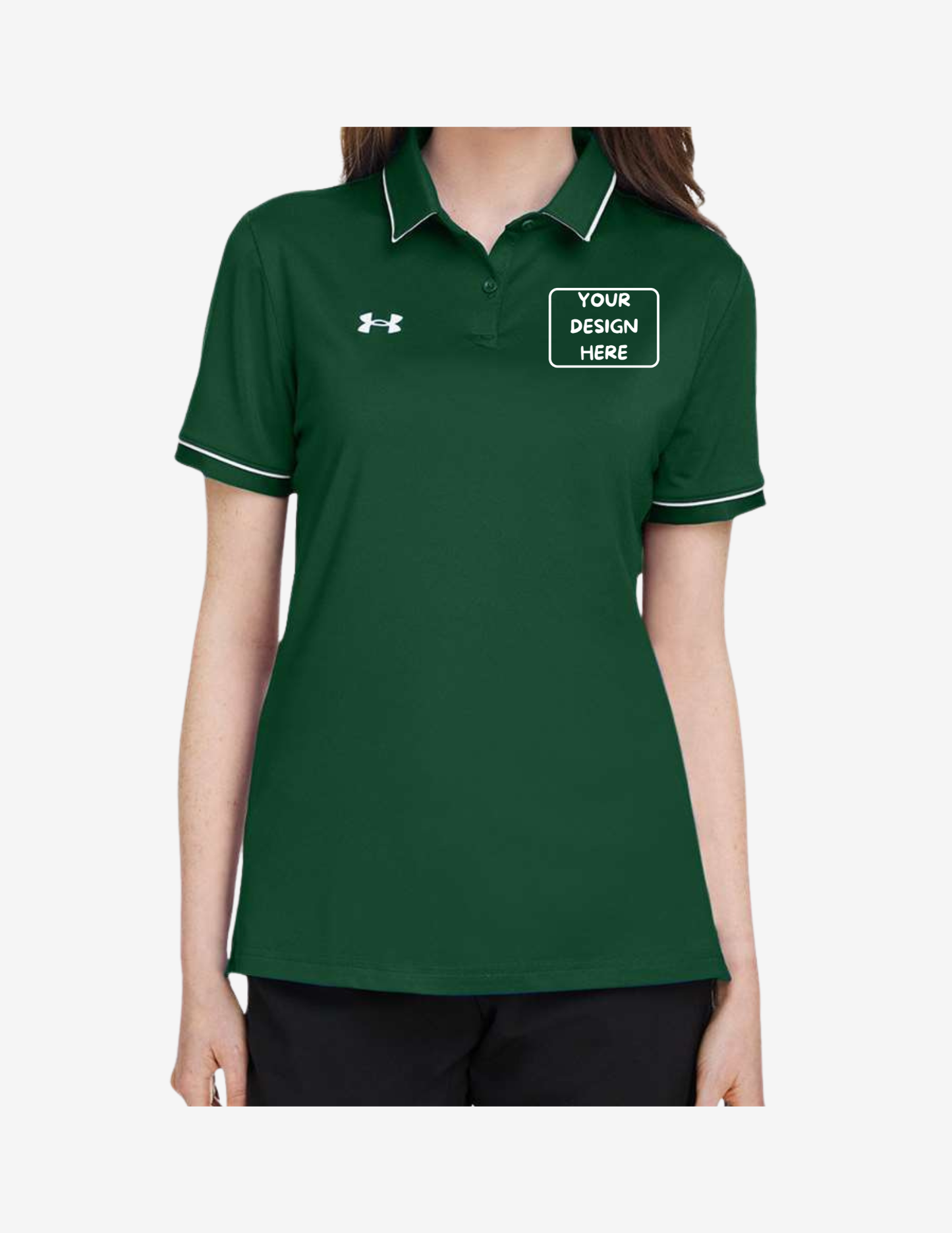 Under Armour Women's Tipped Teams Performance Polo