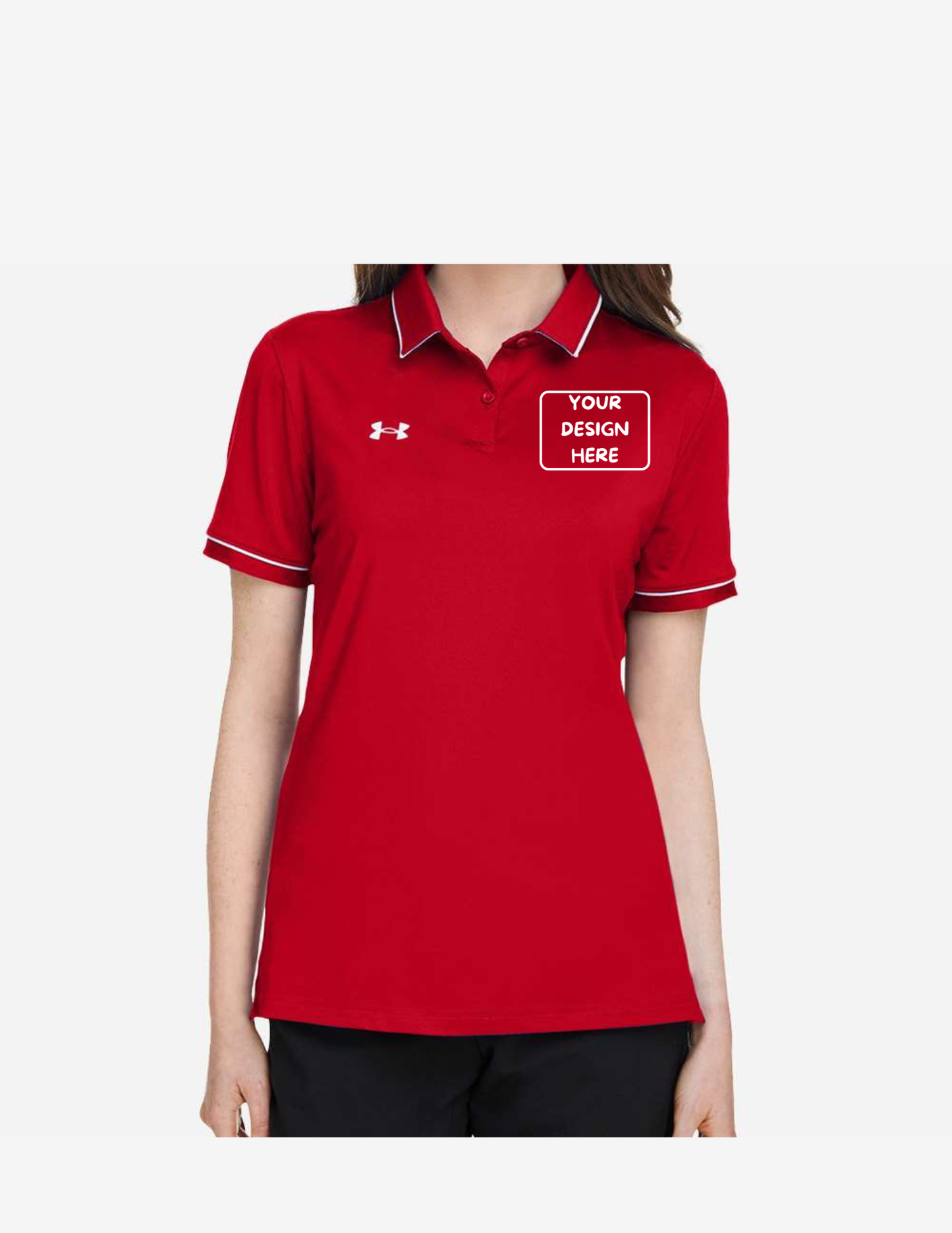 Under Armour Women's Tipped Teams Performance Polo