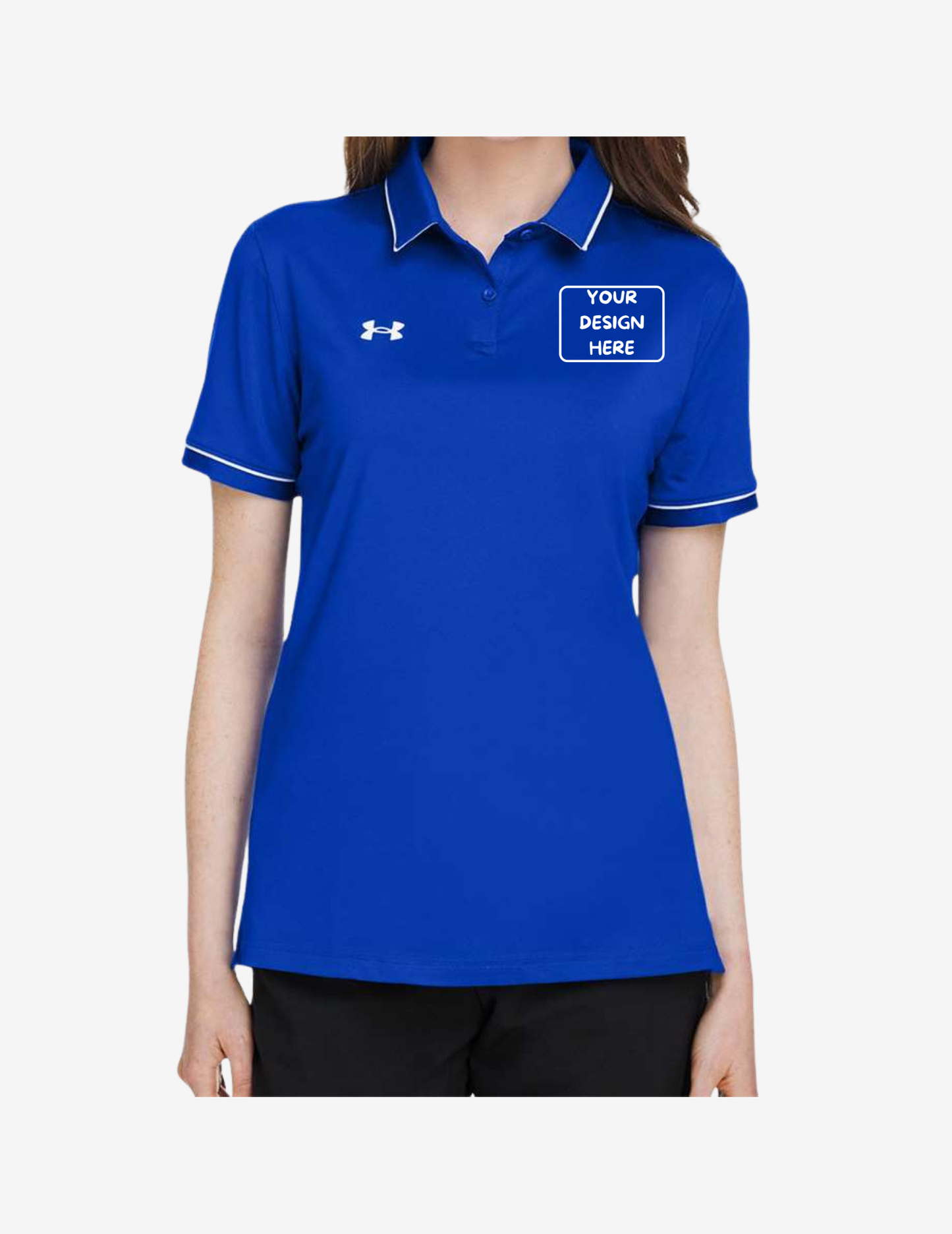 Under Armour Women's Tipped Teams Performance Polo