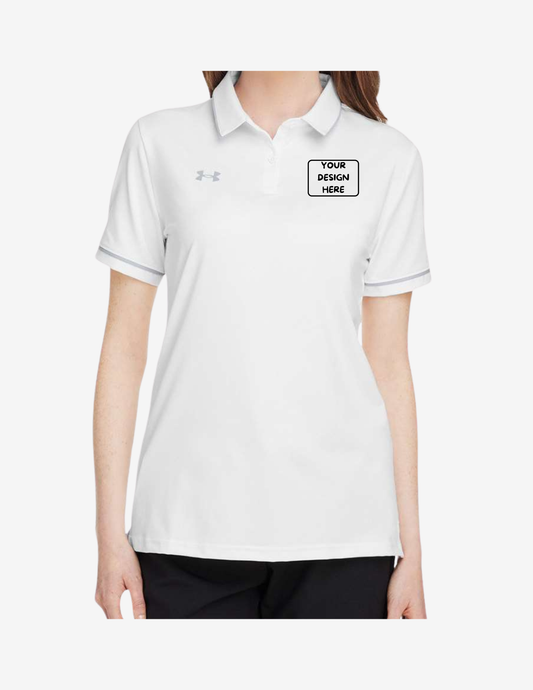 Under Armour Women's Tipped Teams Performance Polo