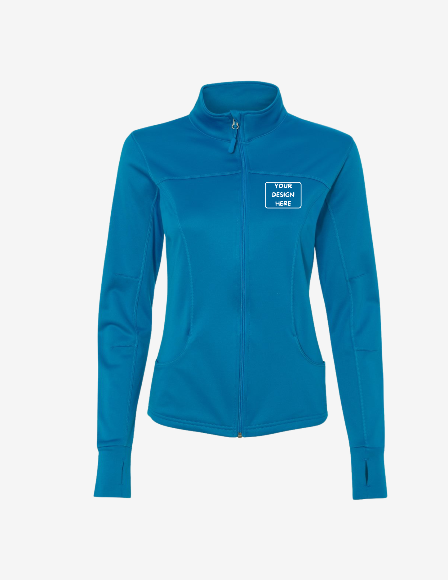 Independent Trading Co. Women’s Poly-Tech Full-Zip Track Jacket