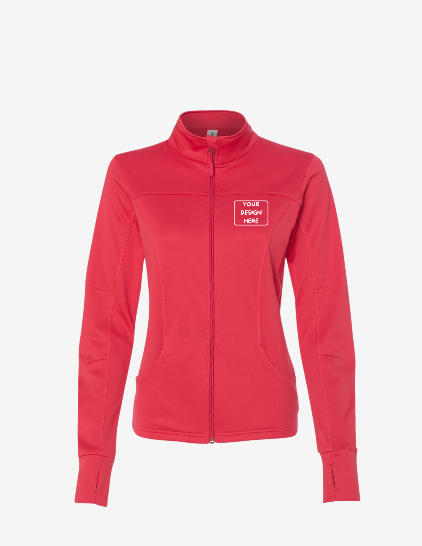 Independent Trading Co. Women’s Poly-Tech Full-Zip Track Jacket