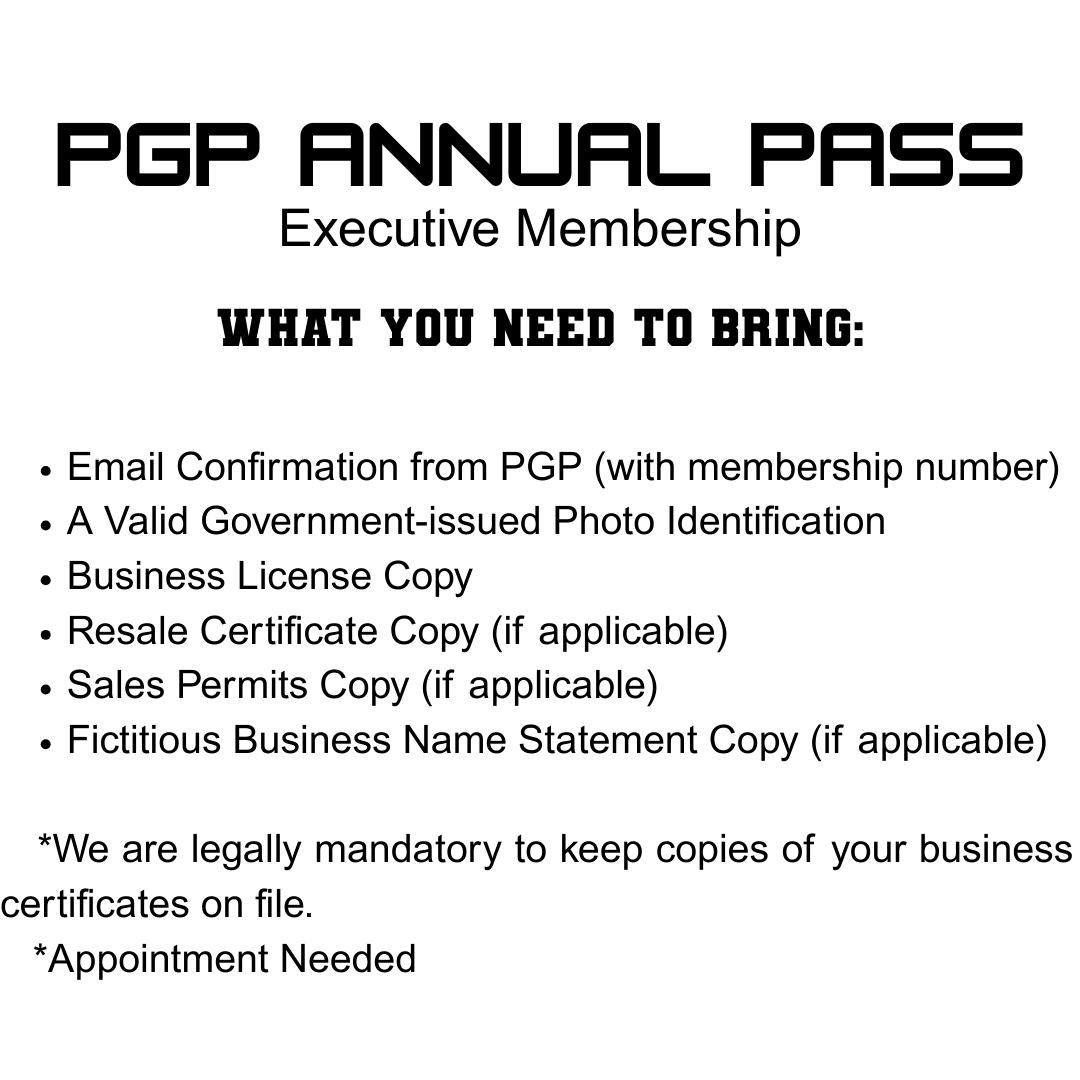 Pro Goodie Promotion Annual Pass - Executive Membership