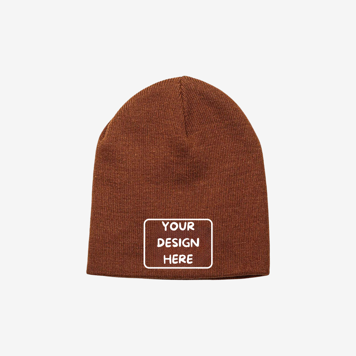 Duck Brown Berne Apparel H149 Heritage Knit Beanie with acrylic rib-knit fabric