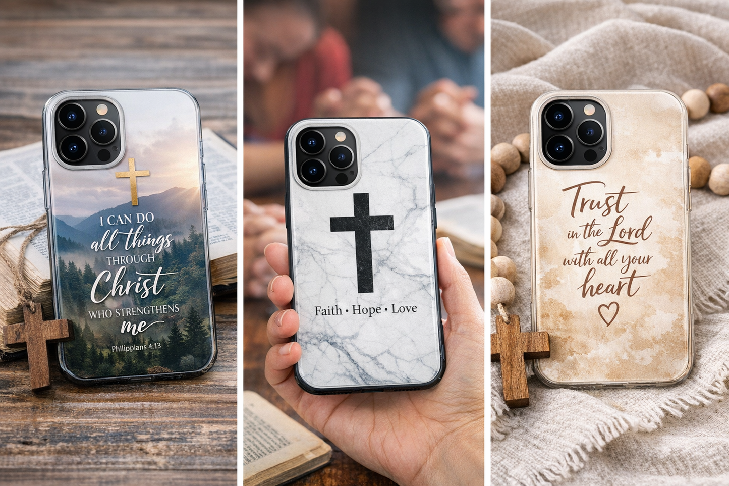 Custom Phone Case | Personalized Photo, Name, Logo & Faith Design