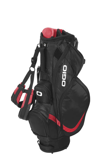 OGIO Vision 2.0 Backpack in Black/Red with custom logo embroidery, Pro Goodie Promotion