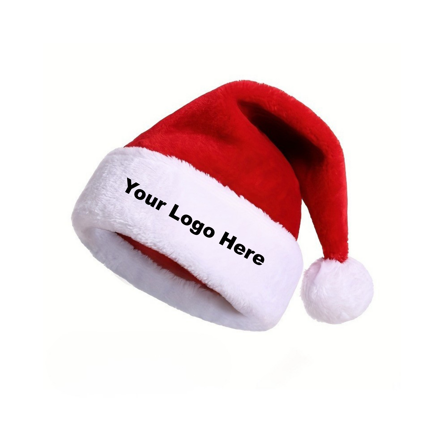 Premium Embroidered Santa Hat – Fast Turnaround Holiday Hat for Christmas, Personalized, High-Quality Festive Wear