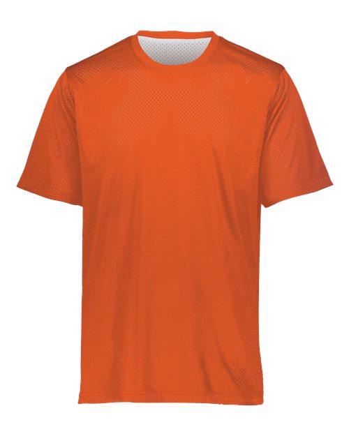 Youth Mesh Reversible Jersey – Augusta 1603 in orange and white, custom team jersey by Pro Goodie Promotion