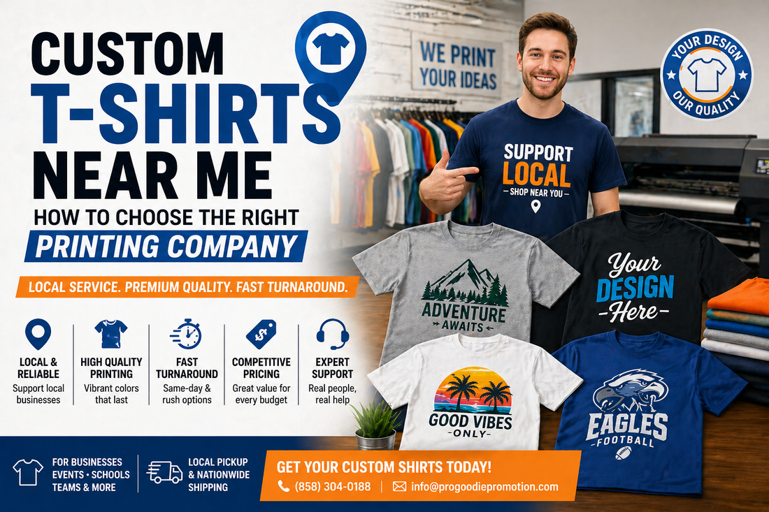Custom t-shirts near me printing company guide showing local t-shirt printing services, same-day turnaround, DTF printing, and high-quality custom apparel options in 2026