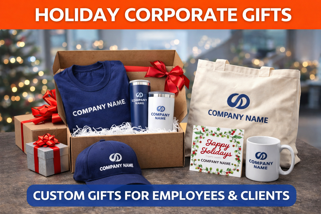 holiday corporate gifts custom branded products employees clients