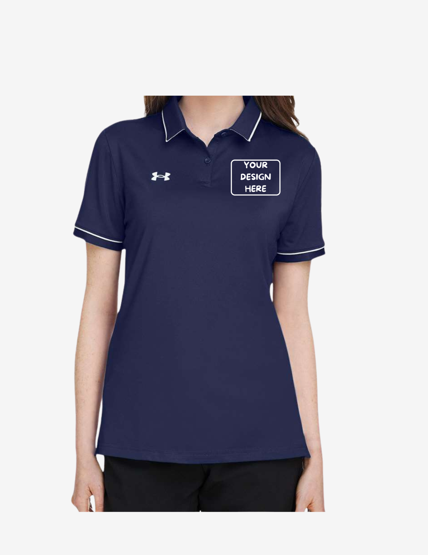 Under Armour Women's Tipped Teams Performance Polo