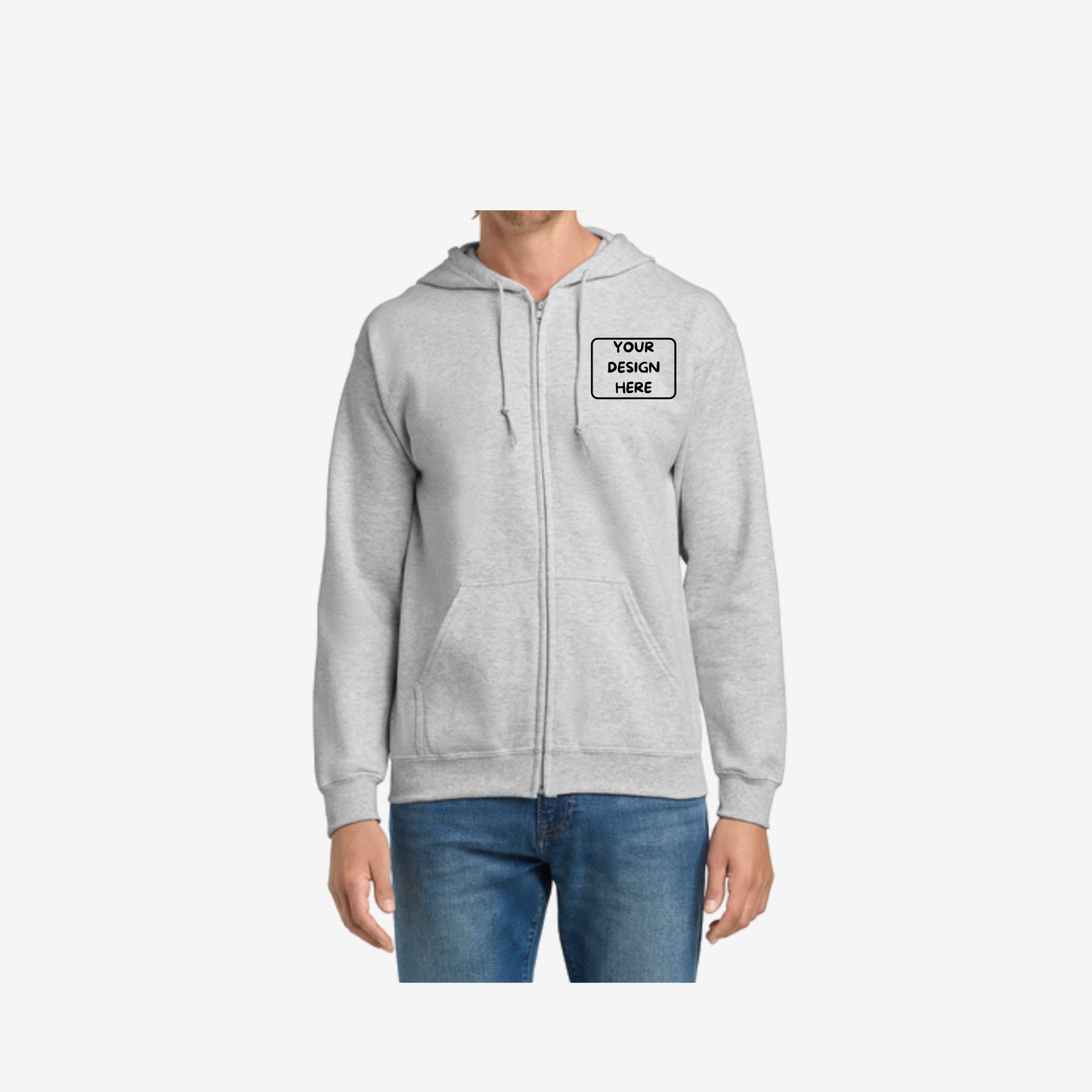 Gildan Heavy Blend Zip Up Hoodie