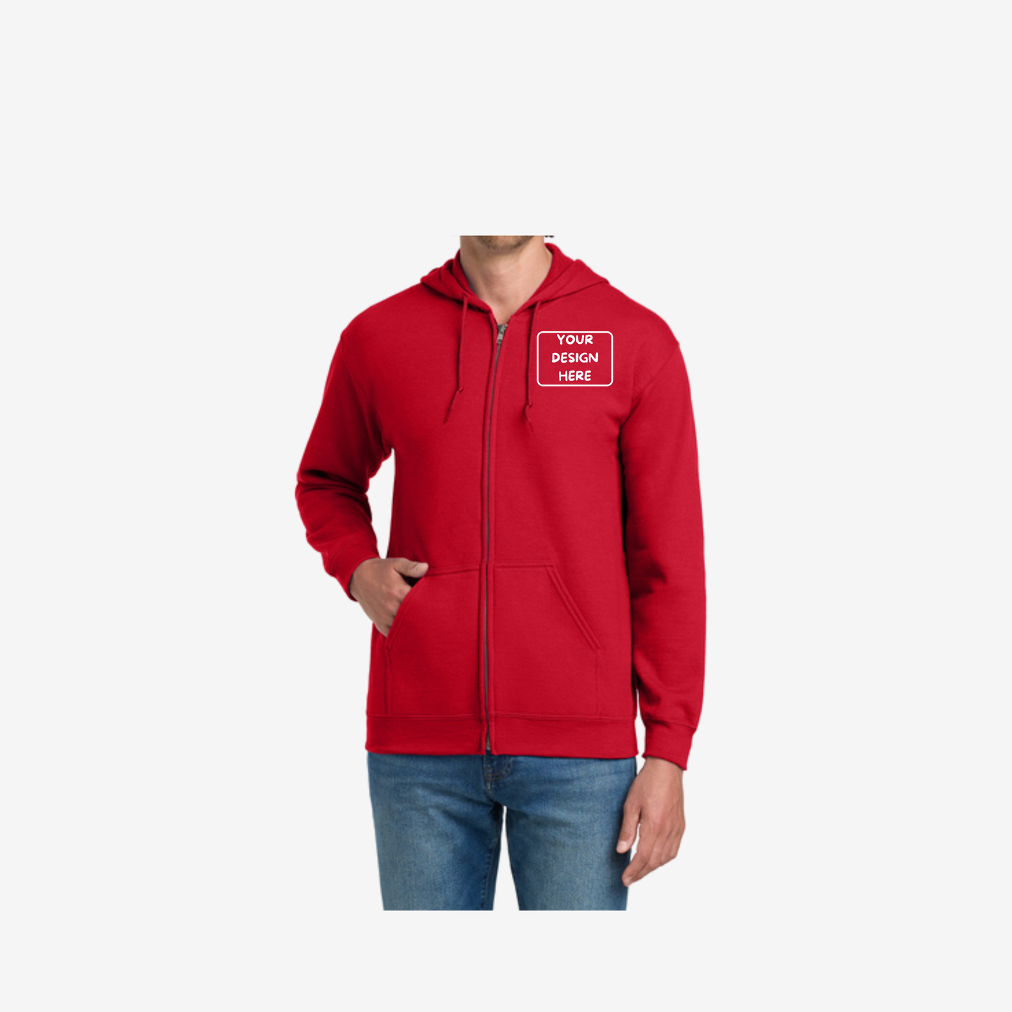 Gildan Heavy Blend Zip Up Hoodie