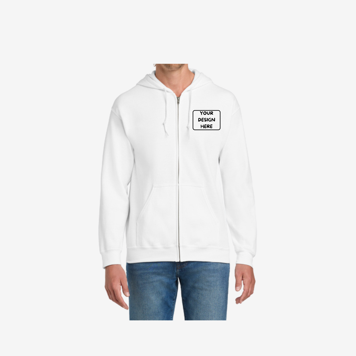 Gildan Heavy Blend Zip Up Hoodie