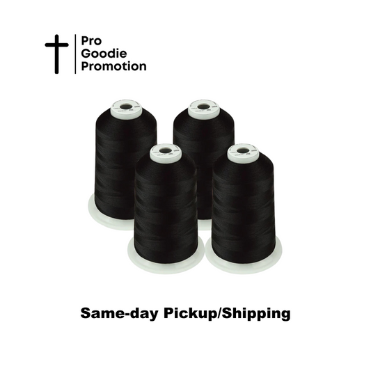 5500Y Polyester Machine Embroidery Thread – Huge Single Spool Pack of 4 | Pro Goodie Promotion