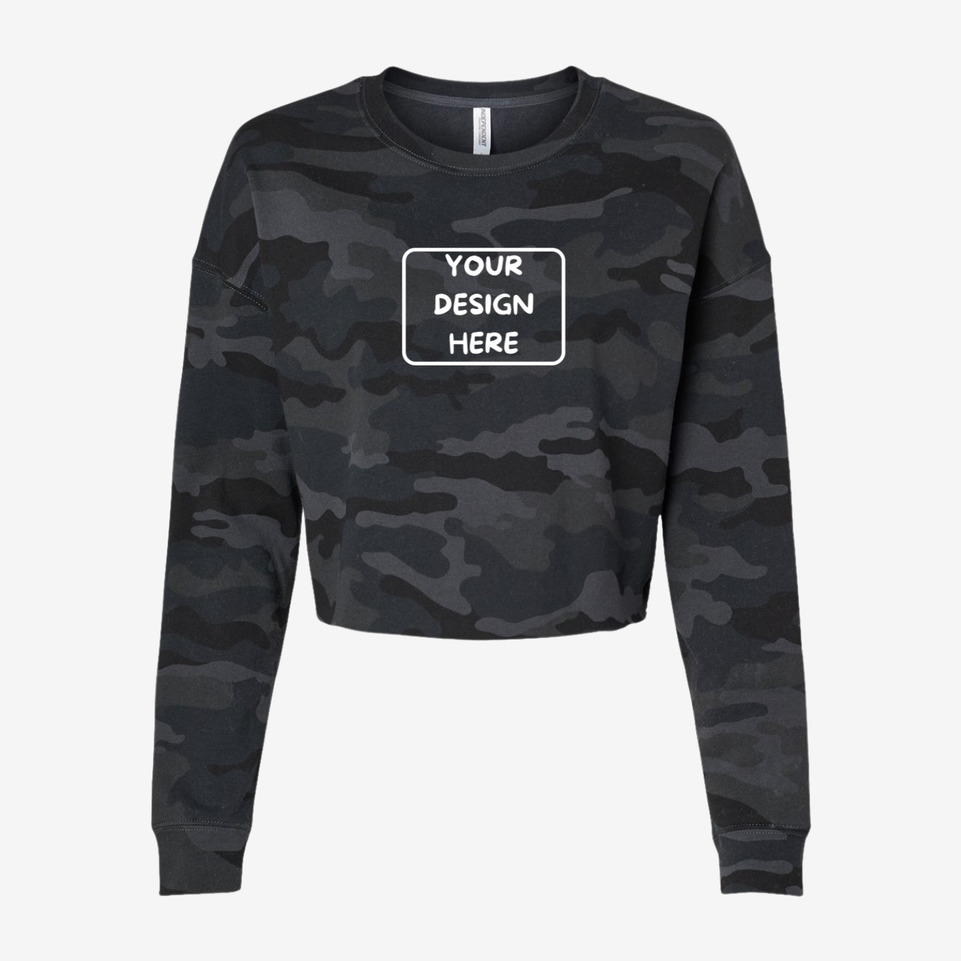 Independent Trading Co. Women's Crop Crew Pullover