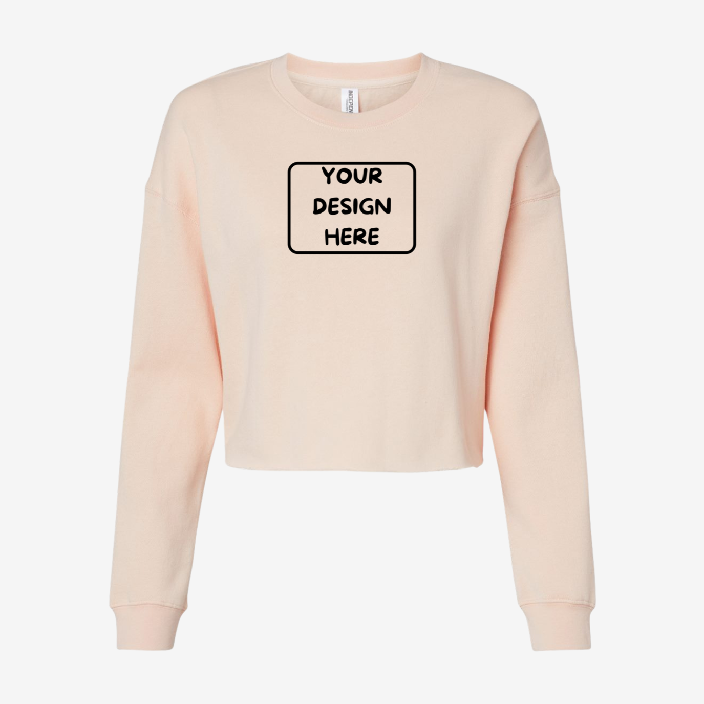 Independent Trading Co. Women's Crop Crew Pullover