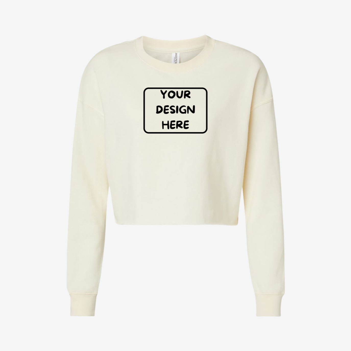 Independent Trading Co. Women's Crop Crew Pullover