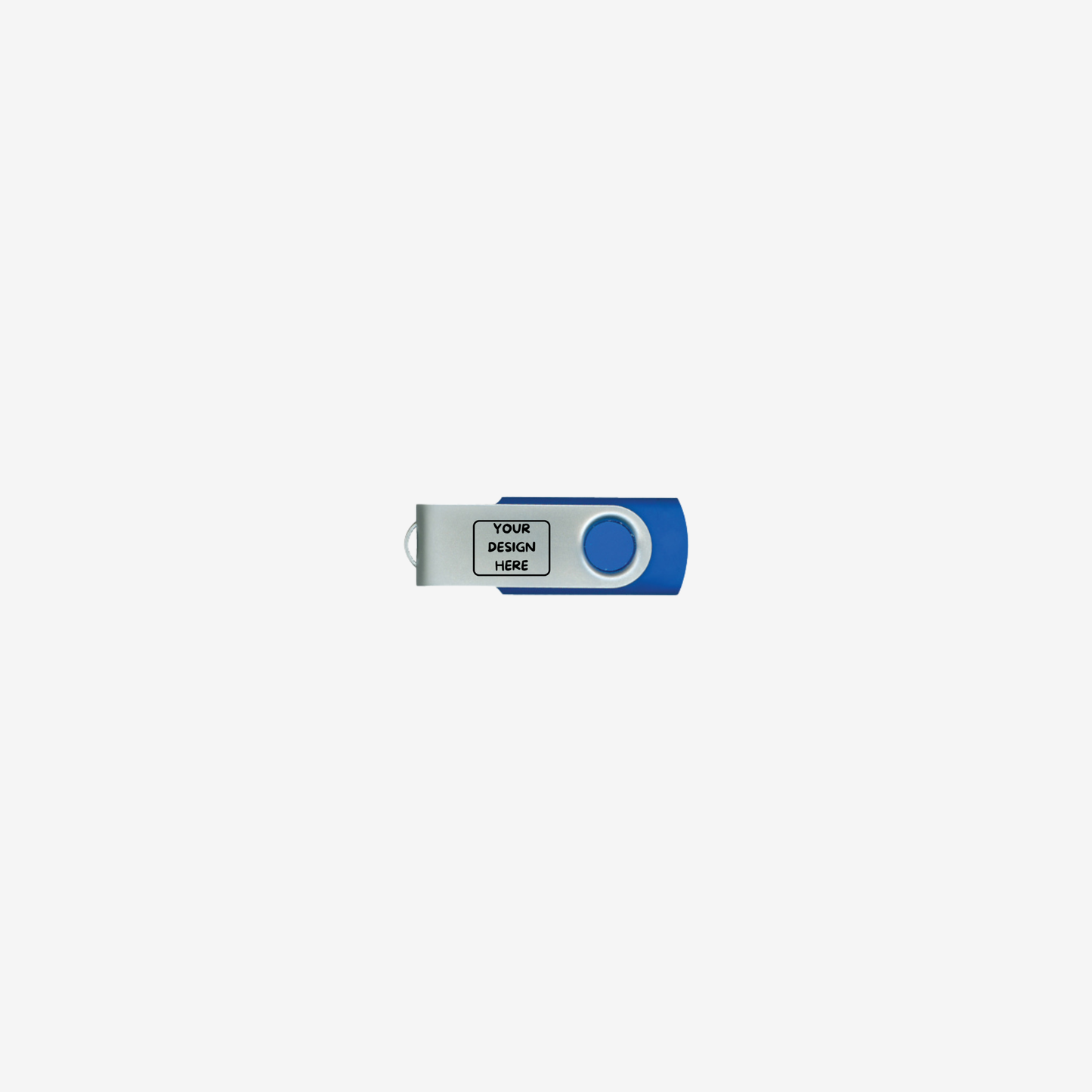 Steel Swiveling USB Flash Drive 8GB