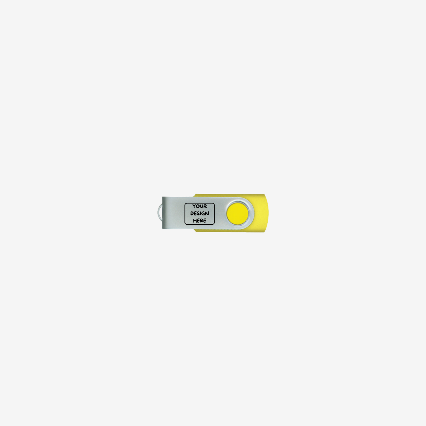 Steel Swiveling USB Flash Drive 8GB