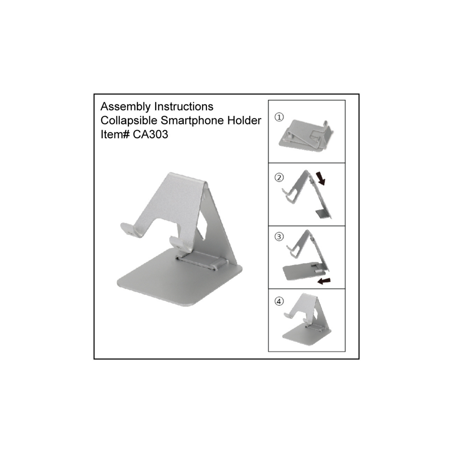 Aluminum Phone Holder and Tablet Stand