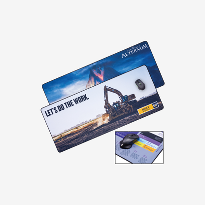 XXL Mouse Pad Desk Mat w/Stitched Edges and Full Color Dye Sublimation