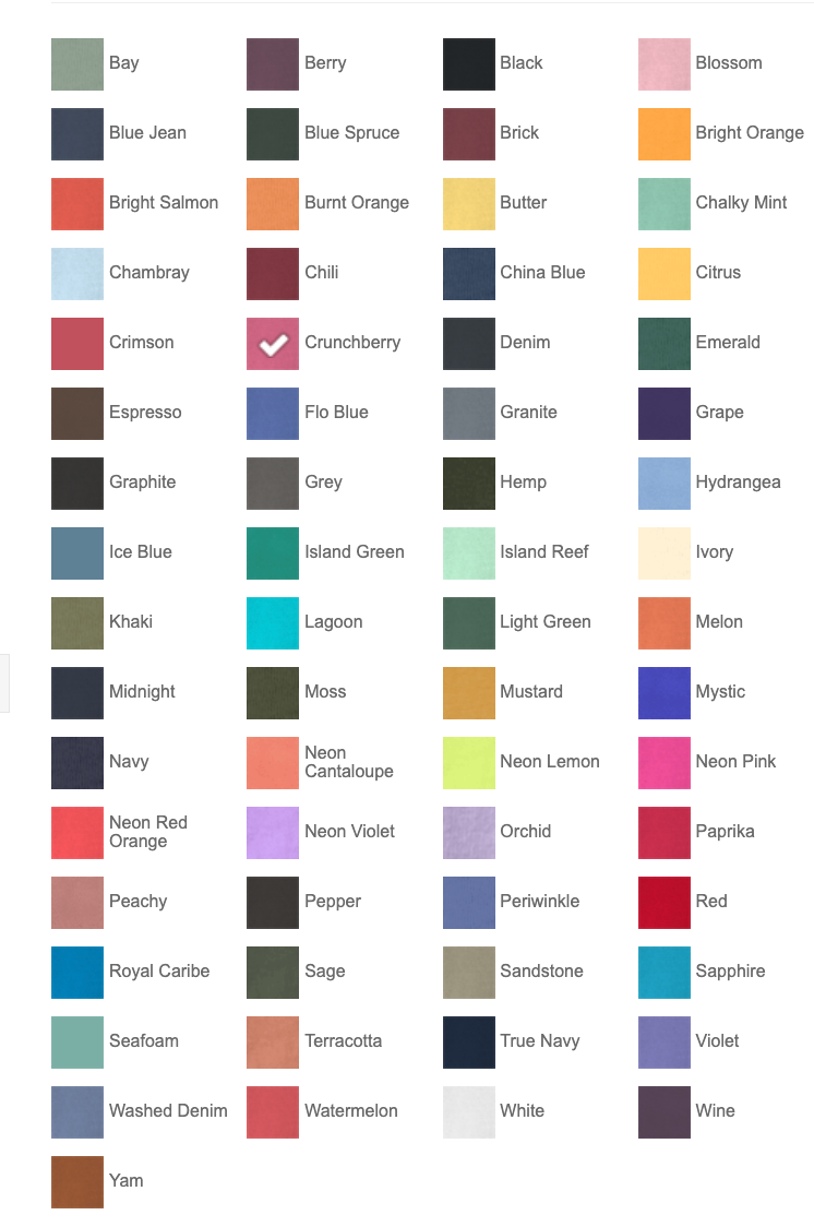 100 pcs Comfort Colors T-Shirts – Full Color Printing Starting at $1299 | Pro Goodie Promotion