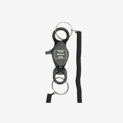 "Lobster" Clip w/20" Long Coil Keyring