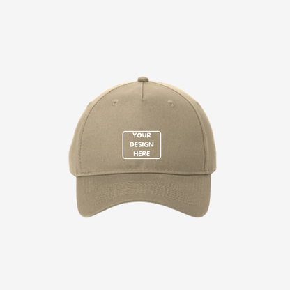Port Authority Five-Panel Twill Cap
