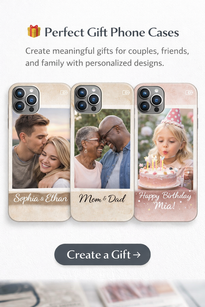 Custom Phone Case | Personalized Photo, Name, Logo & Faith Design