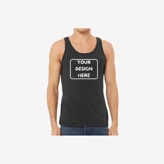 BELLA + CANVAS Unisex Heather CVC Tank | Custom Soft Premium Tank Tops