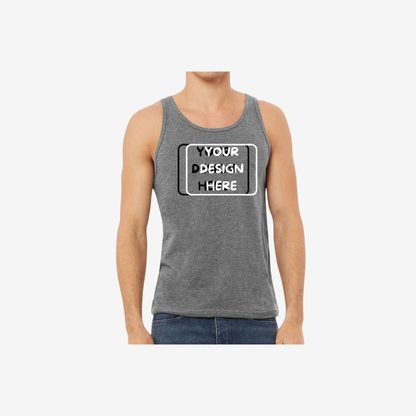 BELLA + CANVAS Unisex Heather CVC Tank | Custom Soft Premium Tank Tops