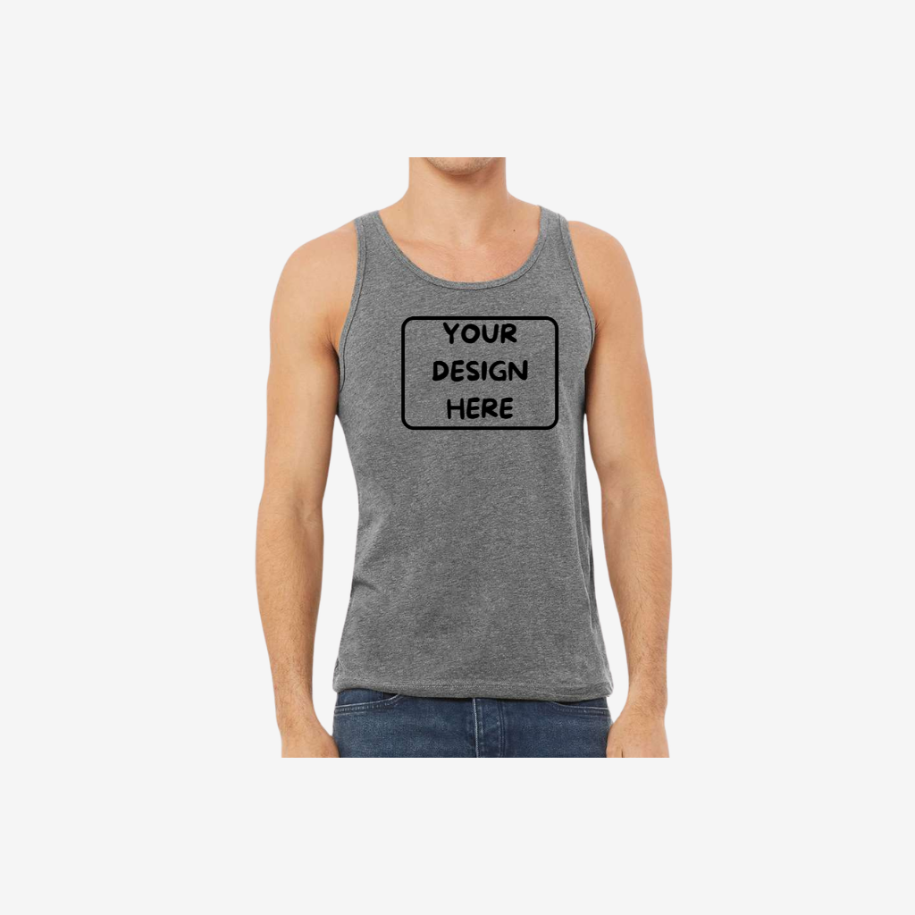 BELLA + CANVAS Unisex Heather CVC Tank | Custom Soft Premium Tank Tops