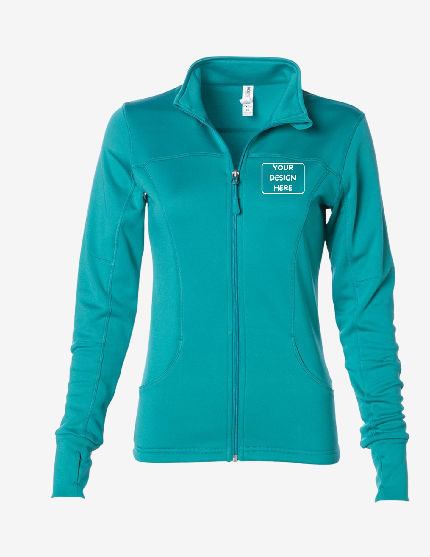 Independent Trading Co. Women’s Poly-Tech Full-Zip Track Jacket