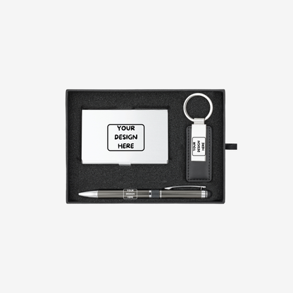 Embassy Card Holder Pen and Keyring Gift Set