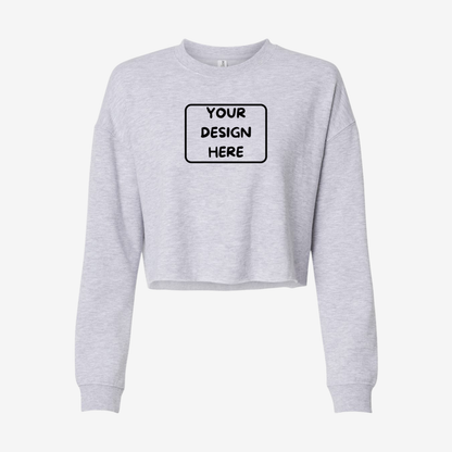 Independent Trading Co. Women's Crop Crew Pullover