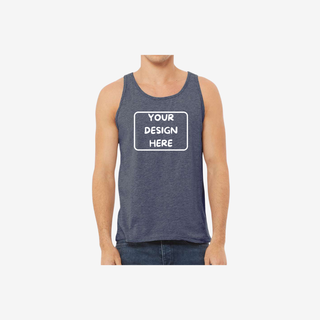 BELLA + CANVAS Unisex Heather CVC Tank | Custom Soft Premium Tank Tops