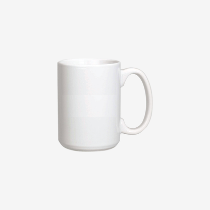 15 oz. Giant White Ceramic Mug
