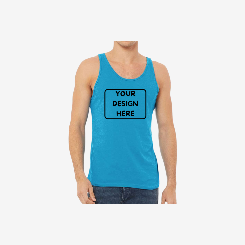 BELLA + CANVAS Unisex Heather CVC Tank | Custom Soft Premium Tank Tops