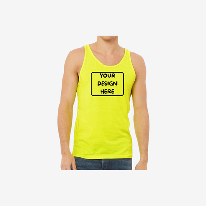 BELLA + CANVAS Unisex Heather CVC Tank | Custom Soft Premium Tank Tops