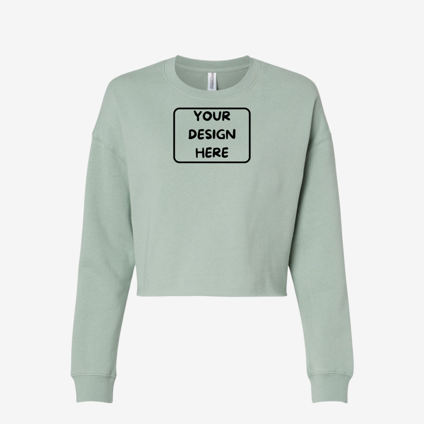 Independent Trading Co. Women's Crop Crew Pullover