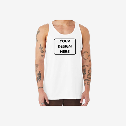 BELLA + CANVAS Unisex Heather CVC Tank | Custom Soft Premium Tank Tops