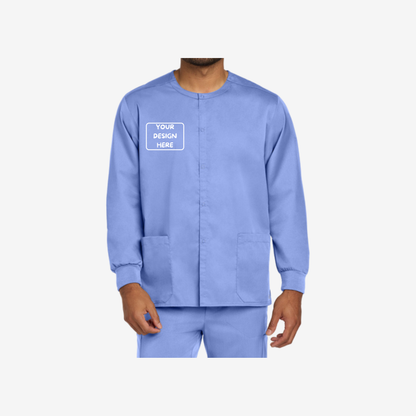 Wink Unisex WorkFlex Snap-Front Scrub Jacket