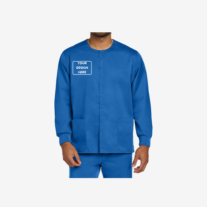 Wink Unisex WorkFlex Snap-Front Scrub Jacket