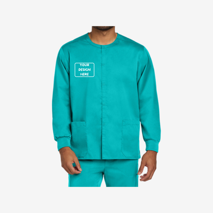 Wink Unisex WorkFlex Snap-Front Scrub Jacket