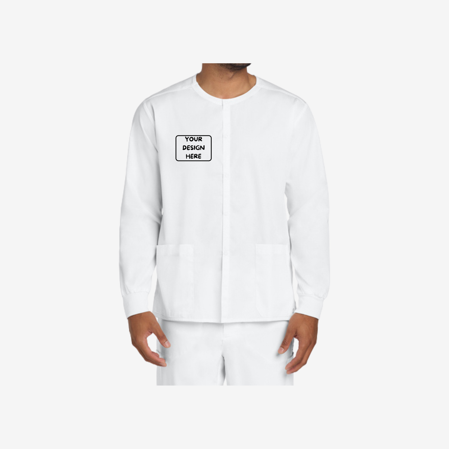 Wink Unisex WorkFlex Snap-Front Scrub Jacket