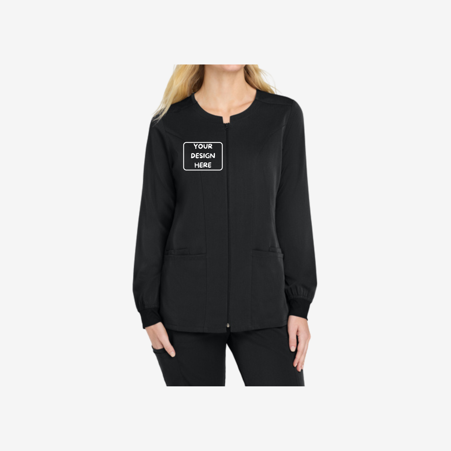 Wink Women’s Premiere Flex Full-Zip Scrub Jacket