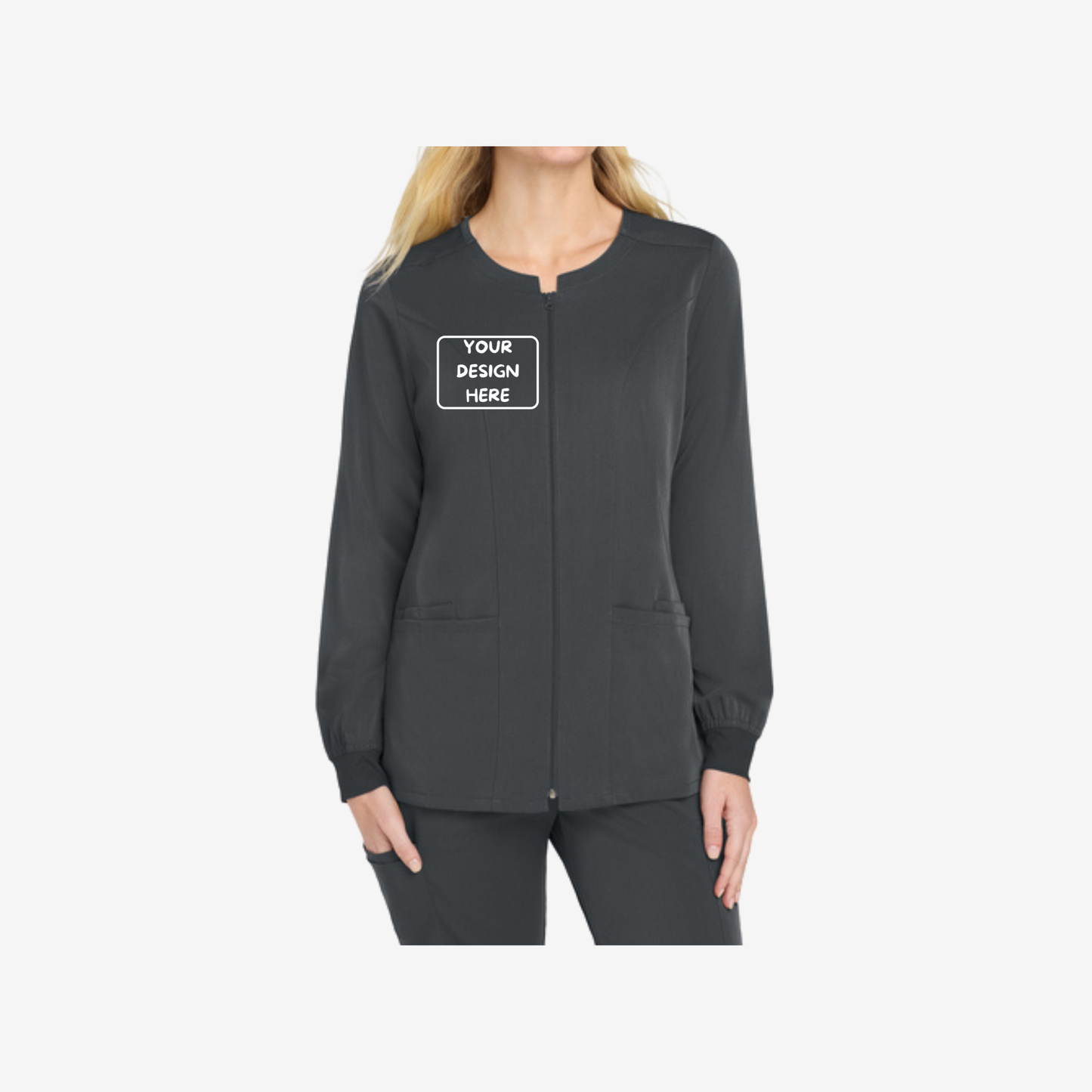 Wink Women’s Premiere Flex Full-Zip Scrub Jacket