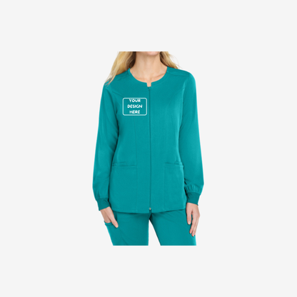 Wink Women’s Premiere Flex Full-Zip Scrub Jacket