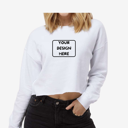 Independent Trading Co. Women's Crop Crew Pullover